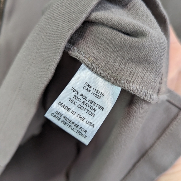 Komorov Dress Womens XS Tunic Brown Half Short Sleeve Mini Mock Zip Neck Pocket - Picture 10 of 13